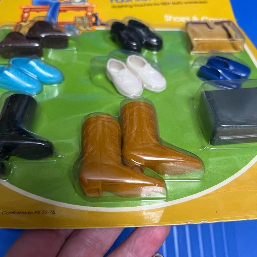Vintage 1978 Barbie’s Ken Fashion Add Ons Shoes & Cases Package NEW Mattel Toys
